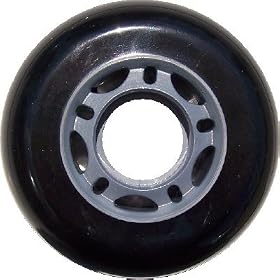 BLANK BLACK Inline Skate Wheels 68mm 82a Outdoor Hockey