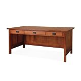Anthony Lauren CM WD3472 Craftsman Home Office 72 W Large Library Desk