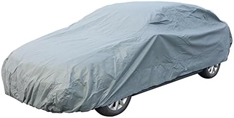 APZONA 3 Layers Universal Car Cover Size L Fits Sedans up to 180 inches Water, UV and Dust Proof