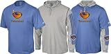 Atlanta Thrashers -Light Blue/Grey- Hoodie Tee Combo