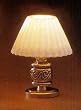 Dollhouse MiniaturesTable Lamp with Silver Base