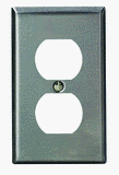 Blank Wall Plates: Leviton 84003 Stainless Steel Wall Plate