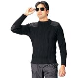 Gov't Navy Blue Wool Commando Sweater at Rothco