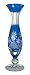 Vase Cut Glass - Cobalt Blue, 7
