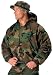 Deluxe Hooded Heavyweight Insulated Hunting Jacket in Woodland Camo