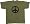 Olive Drab Short Sleeve Peace Sign