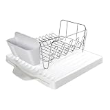 OXO Good Grips 3-Piece Dish Rack Set with Expandable Drain Board