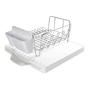 OXO Good Grips 3-Piece Dish Rack Set with Expandable Drain Board by Oxo