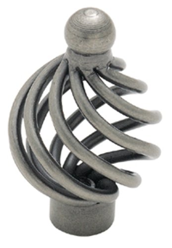 Amerock BP19320-WN Village Classics Birdcage 1-3/8-Inch Diameter Knob, Weathered Nickel