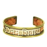 Brass/copper Om Namah Shivay Bracelet
