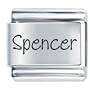 Name Spencer Italian Charms