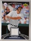 2007 Sweet Spot Classic Kirk Gibson Game Used Jersey Baseball Card