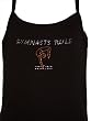 Black Girls Gymnastics Cami Tee T-Shirt with Crystal Gymnast