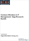 Review MarketResearch.com  / Common Mistakes in IT Management: Giga Research Bundle