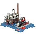 Wilesco 20 - Dampfmaschine D20 500 ml Kesselinhalt, inkl. Sicherheits-Ventil, Manometer und Dom-Pfeife.