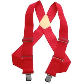 Bucket Boss 99935 Sidewinder Suspenders, Red