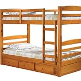 New Energy Honey Ranch Twin Over Twin Bunkbed Frame