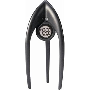 Digital Spider Clock Black