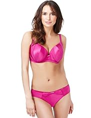 Rosie for Autograph French Designed Rose Lace Padded DD-G Bra with Silk