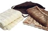 Faux Fur Baby Wrap/Blanket/Rug - Chocolate