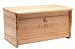 T&G Heritage Drop-front Bread Bin in Hand Carved Hevea Wood. 440x225x220mm