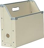 パルプボードボックスファイル A4横 アイボリー 4YIV