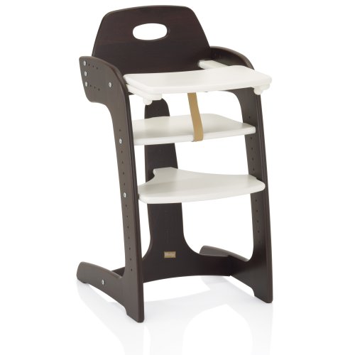 Herlag H4885-30081 Hochstuhl Tipp Topp Comfort, lackiert, braun gebeizt/weiß Herlag H4885-30081 Hochstuhl Tipp Topp Comfort, lackiert, braun gebeizt/weiß
