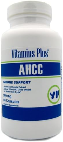 AHCC Immune Support (Vitamin B17 Companion) 500mg 60 caps