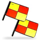 Corner Posts & flags ( LINEMANS FLAGS ) ~ Set of Two - B0000C1XNL