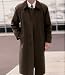 Cotton Raincoat with Leather Collar