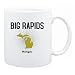 New  Big Rapids Usa State - Star Light  Michigan Mug Usa City
