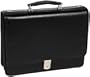 McKleinUSA Lexington 83545 V Series Full Grain Oil Tanned Leather Double Compartment Briefcase (Black)