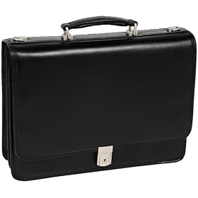 Buy McKleinUSA Lexington 83545 V Series Full Grain Oil Tanned Leather Double Compartment Briefcase... by McKlein