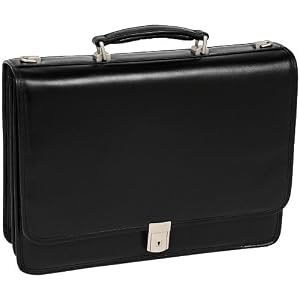 McKleinUSA Lexington 83545 V Series Full Grain Oil Tanned Leather Double Compartment Briefcase...