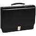McKleinUSA Lexington 83545 V Series Full Grain Oil Tanned Leather Double Compartment Briefcase (Black)