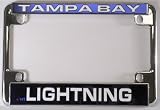Tampa Bay Lightning NHL Chrome Motorcycle RV License Plate Frame