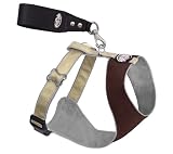 Doggles Over the Head Dog Harness, Brown/Tan, Medium 419GcdR42xL. SL160 Doggles Over the Head Dog Harness, Brown/Tan, Medium