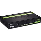 TRENDnet 8-Port Unmanaged Gigabit GREENnet Desktop Metal Housing Switch with Internal Power Supply TEG-S80DG