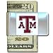 College Large Money Clip - Texas A&M Aggies
