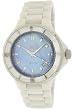 Bianci Swiss #H262-MOP2 Women's Blue MOP Dial White Ceramic Watch