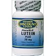 Lutein Plus 20mg FloraGLO W/Bilberry by Vitamin Discount Center - 120 Capsules Lutein Plus 20mg FloraGLO W/Bilberry by Vitamin Discount Center - 120 Capsules