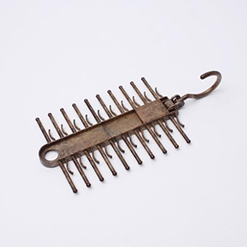 Necktie Hanger Rack Holder Closet Organizer Antique Wood Accessories