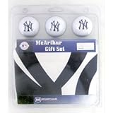 McArthur New York Yankees Three Ball Gift Set with Golf Towel
