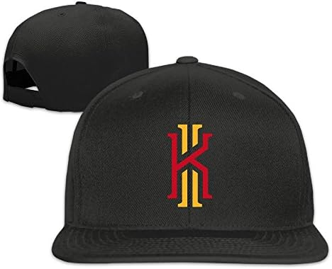 DPO UNISEX Kyrie Irving Logo Flat Brim Baseball Cap Black One Size