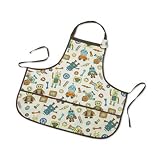 Sugarbooger Apron, Retro Robot