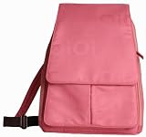 Coral Pink Jacquard Backpack Diaper Bag