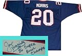 Joe Morris New York Giants Autographed Throwback Jersey