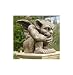 Gothic Medieval Sculpture European sentinal Gargoyle Gift New