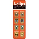 Owls i-Clip Magnetic Page Markers (Set of 8 Magnetic Bookmarks)