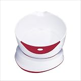 Kaiser 410381 2 Qt Base Bowl with Lid - Red On White